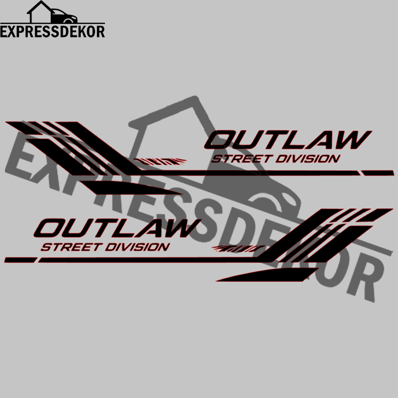 "Outlaw street division" Dekal kit