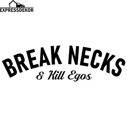 "BREAK NECKS" Dekal