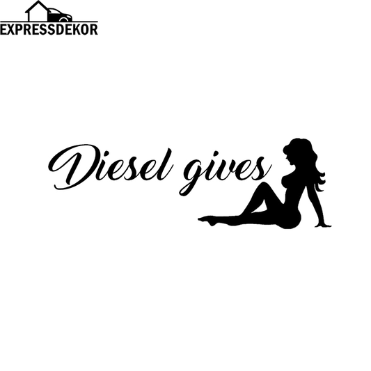 "Diesel gives" Dekal
