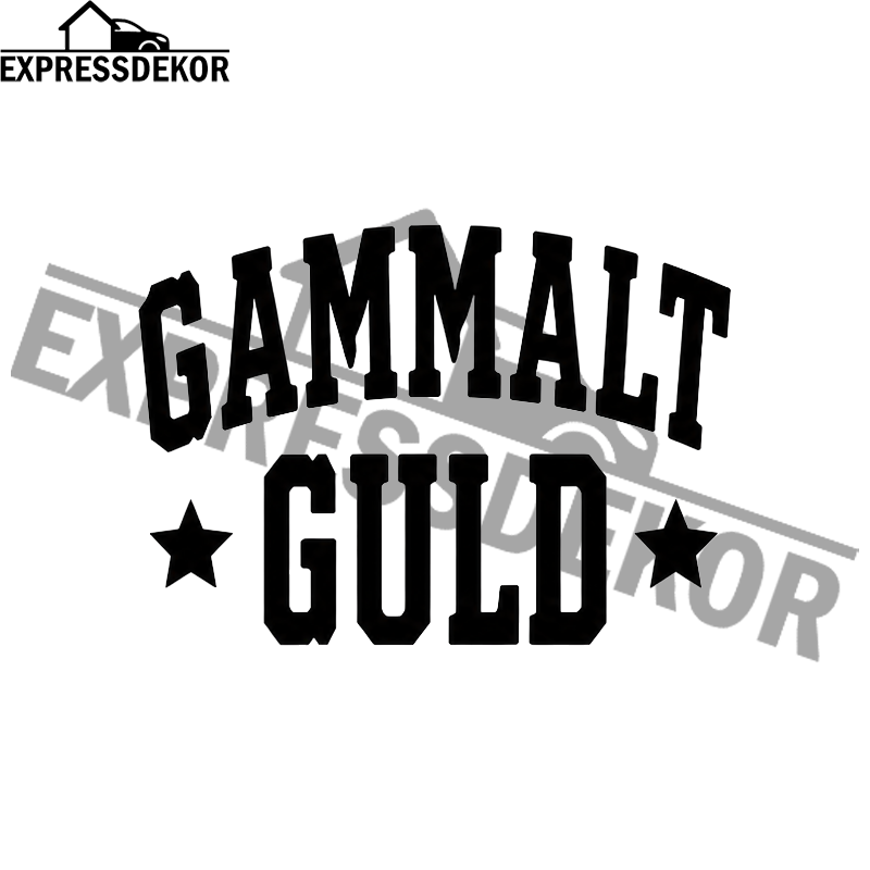 "Gammalt Guld" Dekal