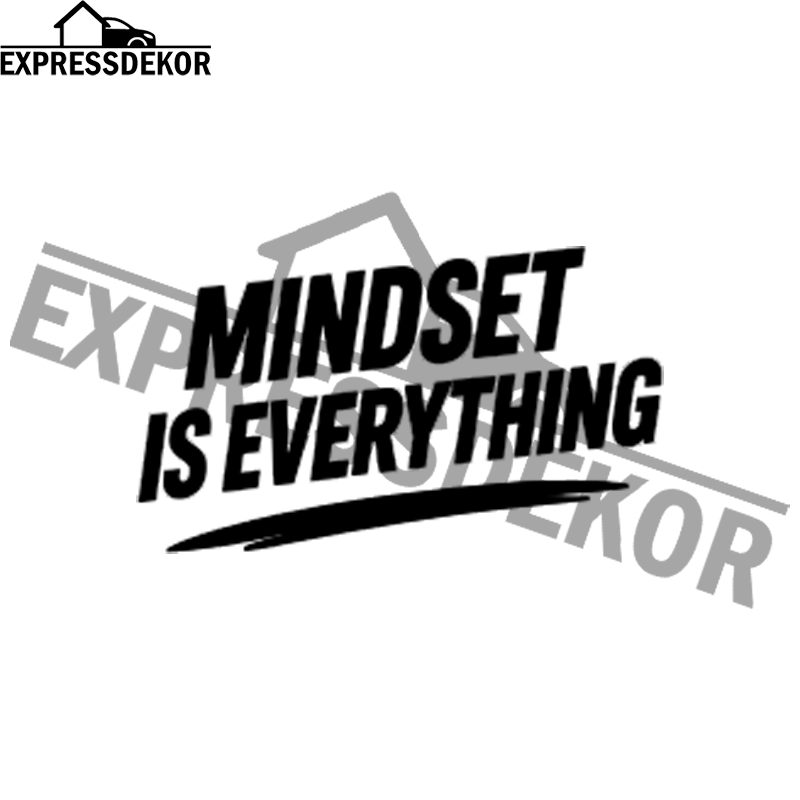 "Mindset is everything" Dekal