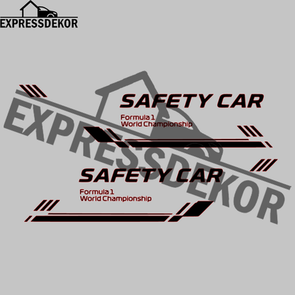 "Safety Car" Dekal kit